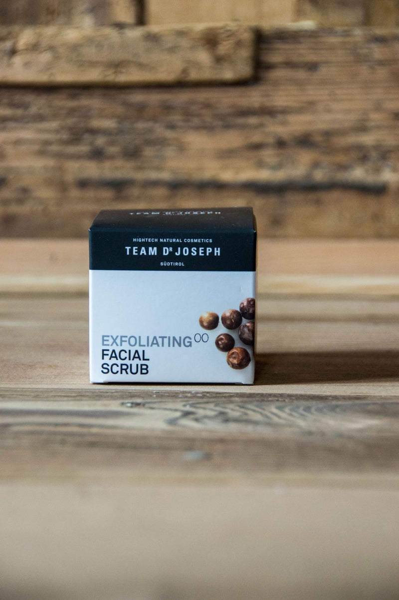 Exfoliating facial scrub